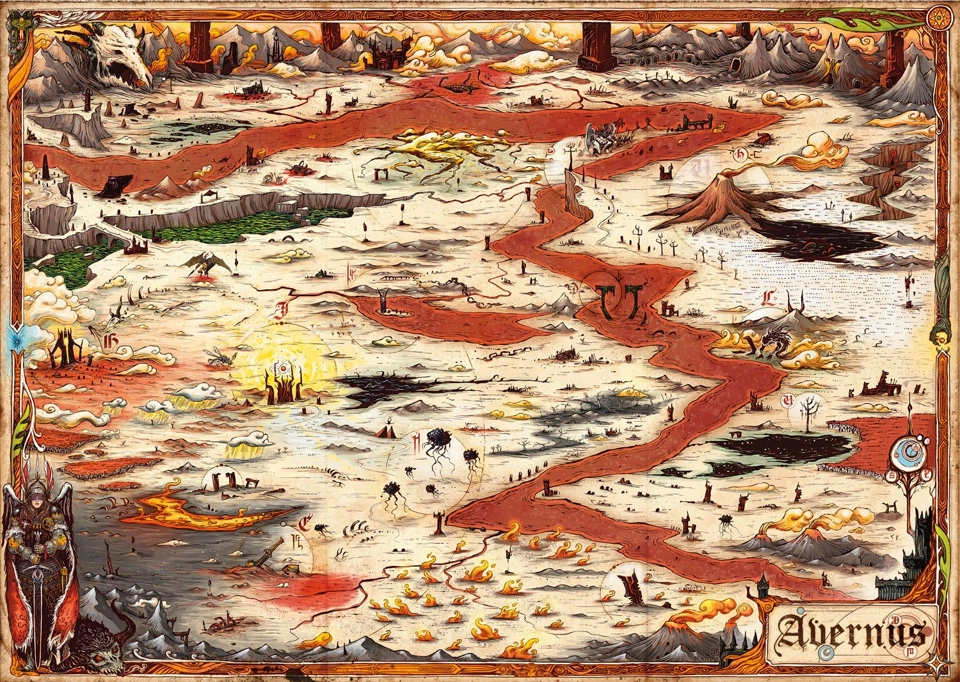 Map of Avernus.