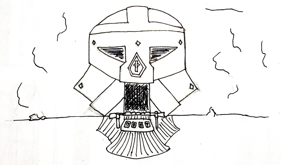 Entrance door to the mines.