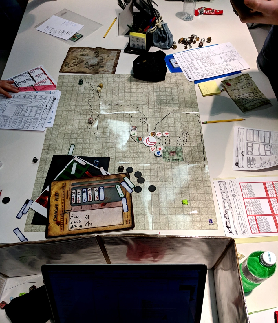 The combat scene right after Udak (token &lsquo;Moon 2&rsquo;) enters in the scene.