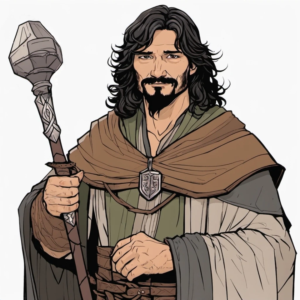 Chos, grave domain cleric of Beory.