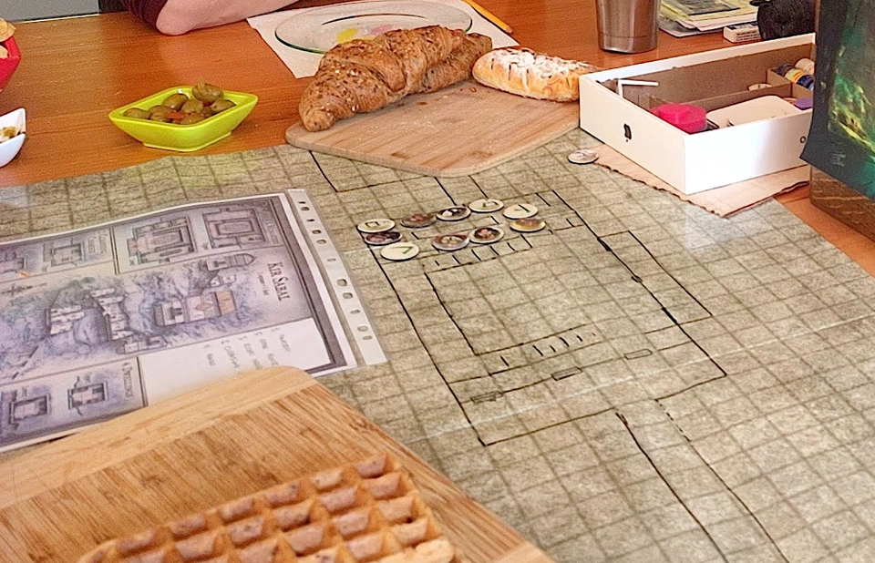 Dinner at Kir Sabal&rsquo;s monastery.