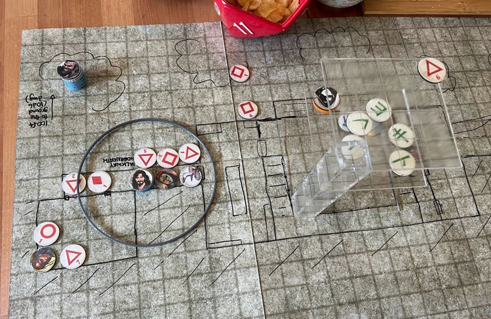 Carnivore lies unconscious hundreds of meters below the monastery, Salida gets cornered and pummeled inside one of the buildings, Chos comes to Ellie&rsquo;s and Thorn&rsquo;s rescue, and Sophi and Carnivore protect the dancing aarakocras.