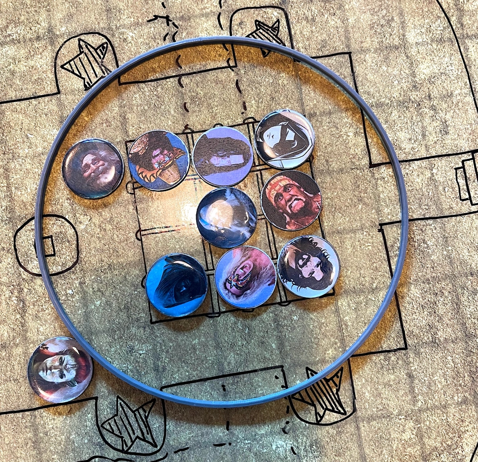 At Shagambi&rsquo;s shrine fighting the clay Omuan gladiators.