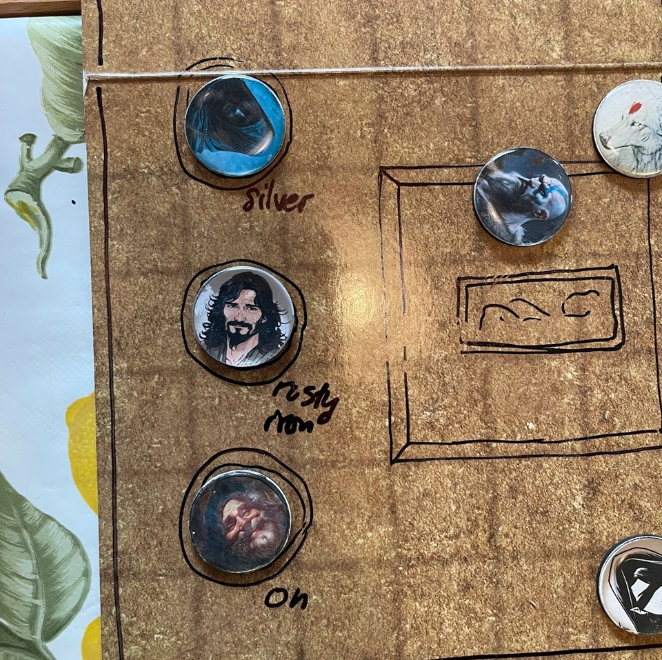 The heroes after willingly locking themselves into man-sized treasure chests in a dungeon called Tomb of Annihilation.