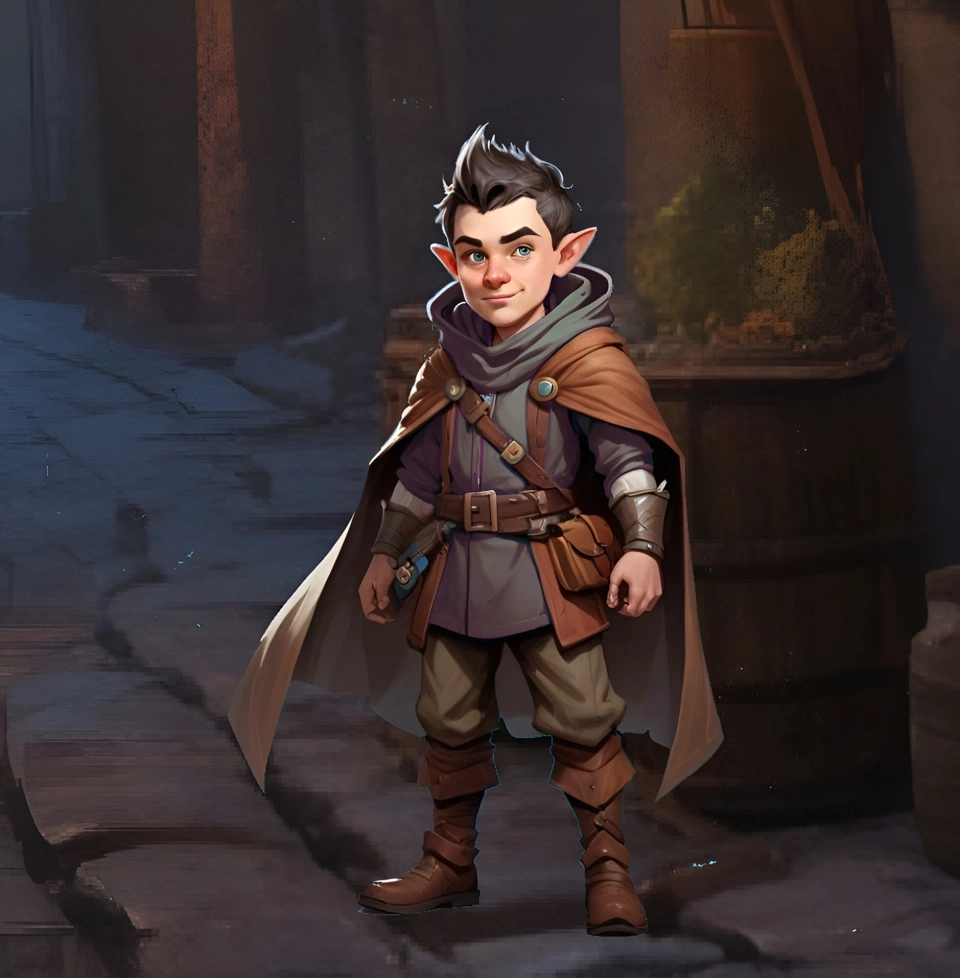 Nemo, the gnome rogue.