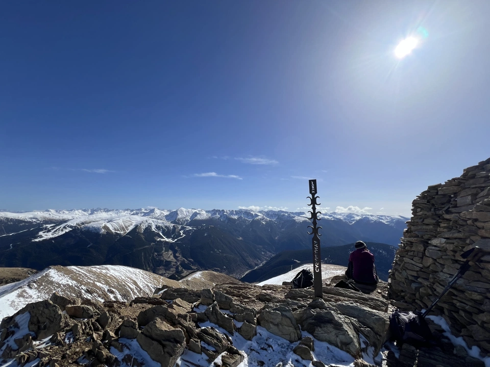 The summit at 2,740m.