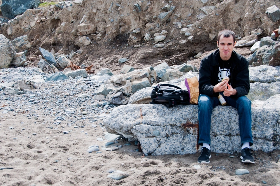 Taking a break to recover energies.