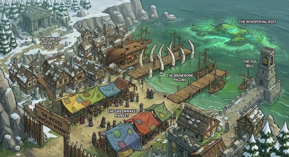 Wicked Whiskey Wharf.