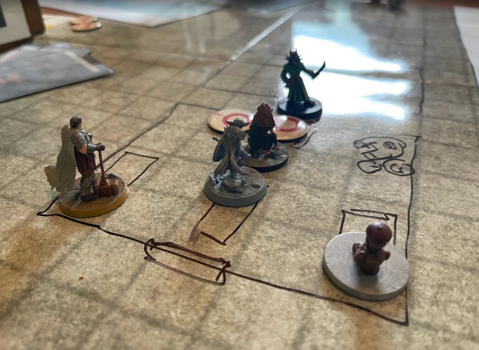 The party fighting the bearded devils.