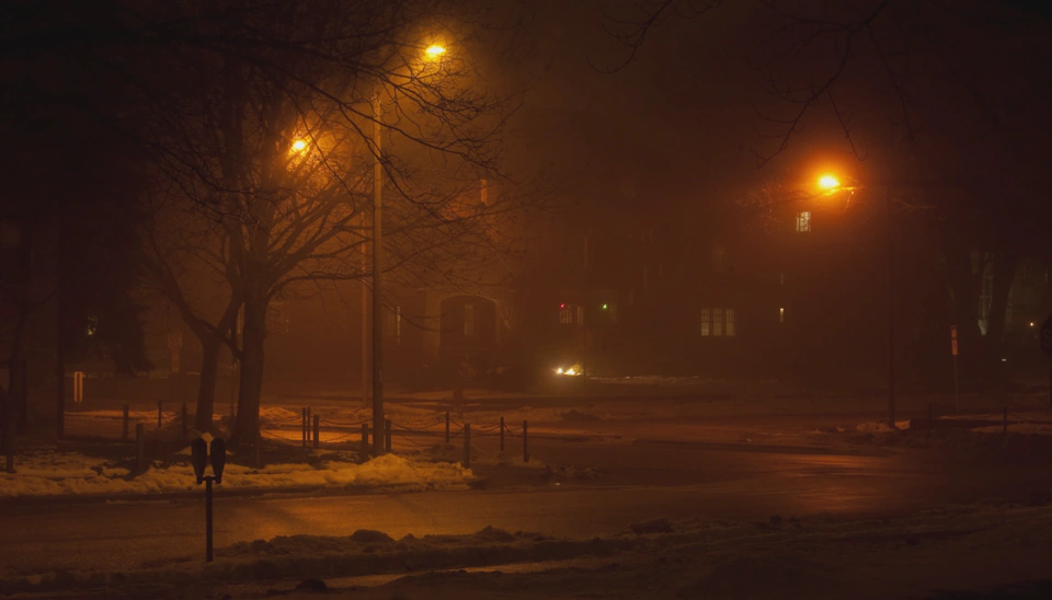 Looking out of my apartment at 2:30am. Inviting, isn’t it?