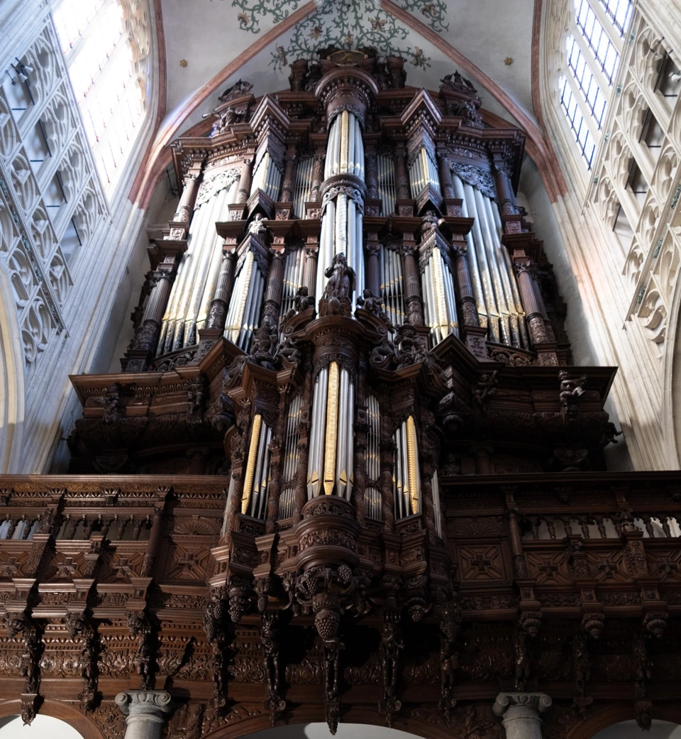 The church organ in Saint John&rsquo;s Cathedral.