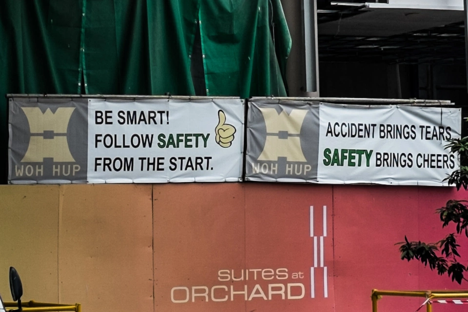 &lsquo;Be smart! Follow safety from the start&rsquo;, &lsquo;Accident bring tears, Safety bring cheers&rsquo;.