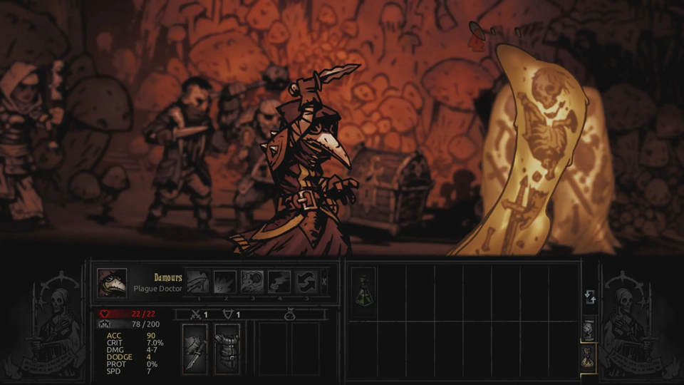 Not-Reynauld attacking an enemy.