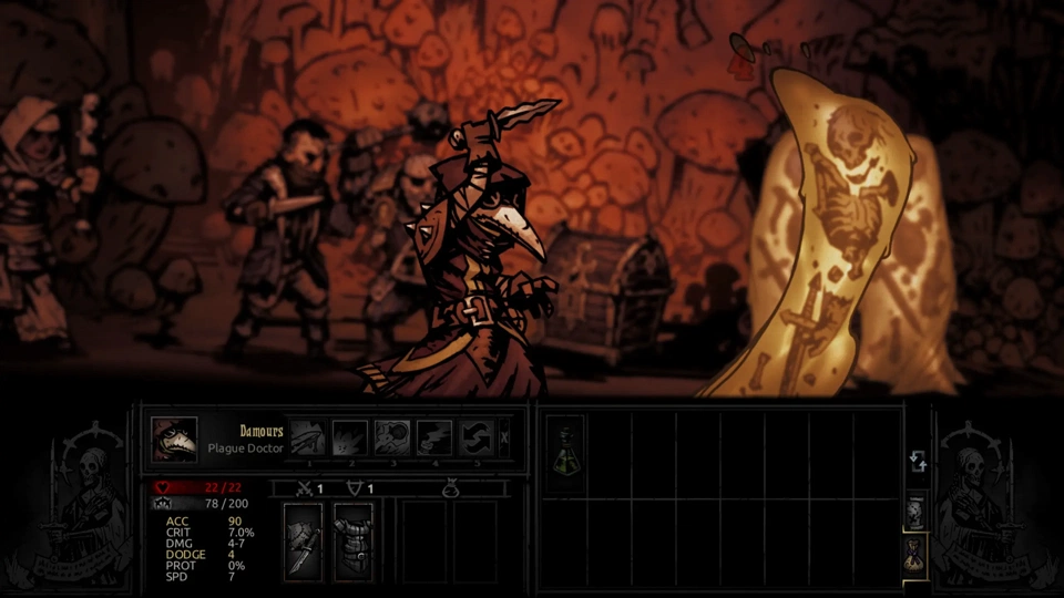 Not-Reynauld attacking an enemy.